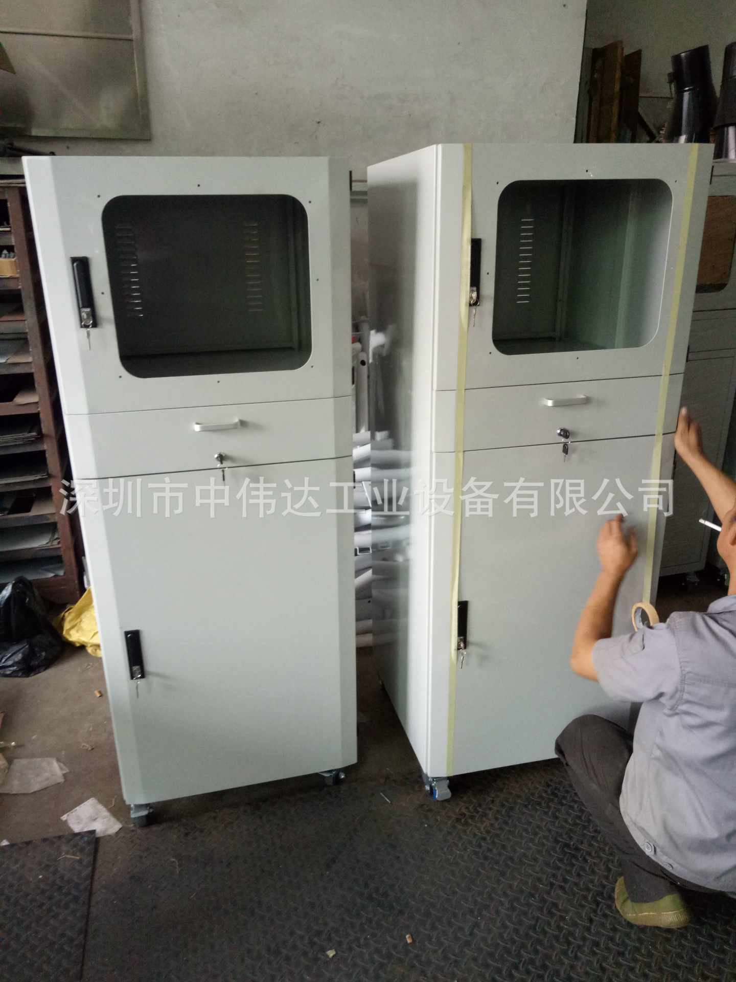 厂家供应东莞钢制电脑操作柜 深圳移动PC电脑控制柜 电脑机箱机柜-阿里巴巴