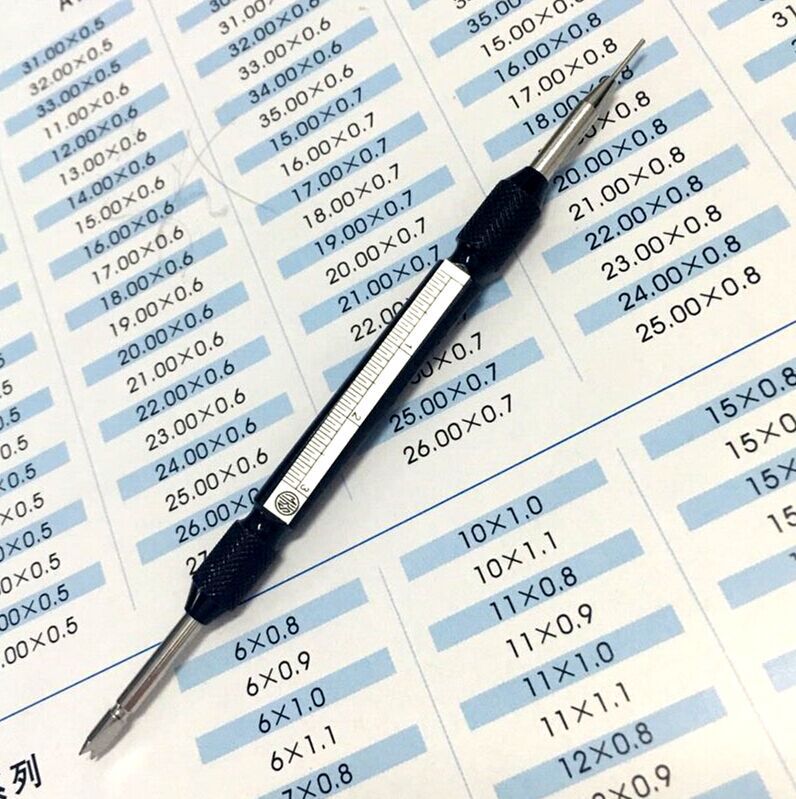 生耳批 拆表带工具 维修全金属双头带刻度生耳叉 拆装表耳 换表带