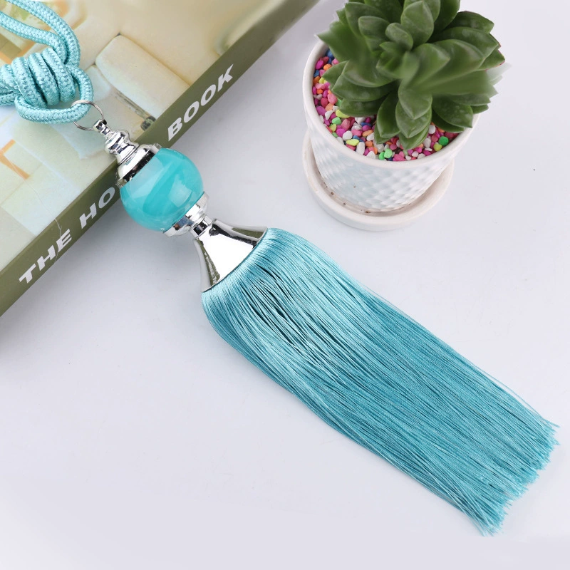 В наличии поставка украшения занавеса один Нефритовая кисточка висит ухо занавески аксессуары окна оптом с фабрики Прямая