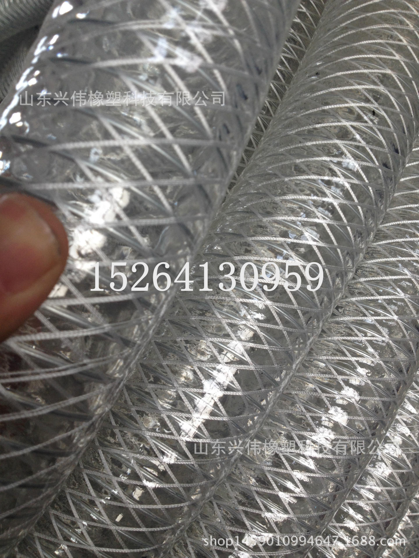 加厚PVC编织防冻钢丝耐油管 复合透明钢丝管 PVC防静电钢丝管