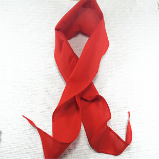 Wholesale Primary School Students Red Scarf Blended Cotton Red Scarf 120cm Student Supplies