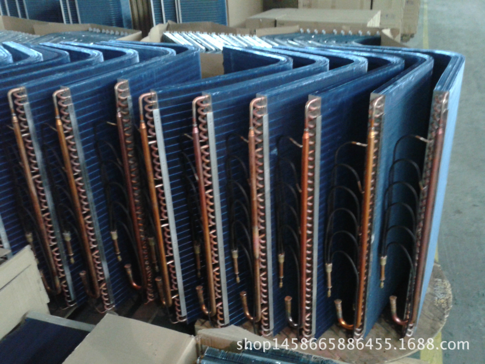 5P顶出风蒸发器，焊工艺管