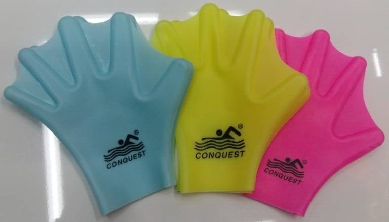 厂家直供 硅胶手蹼 硅胶潜水用品 儿童提速助泳手蹼 手套详情图3