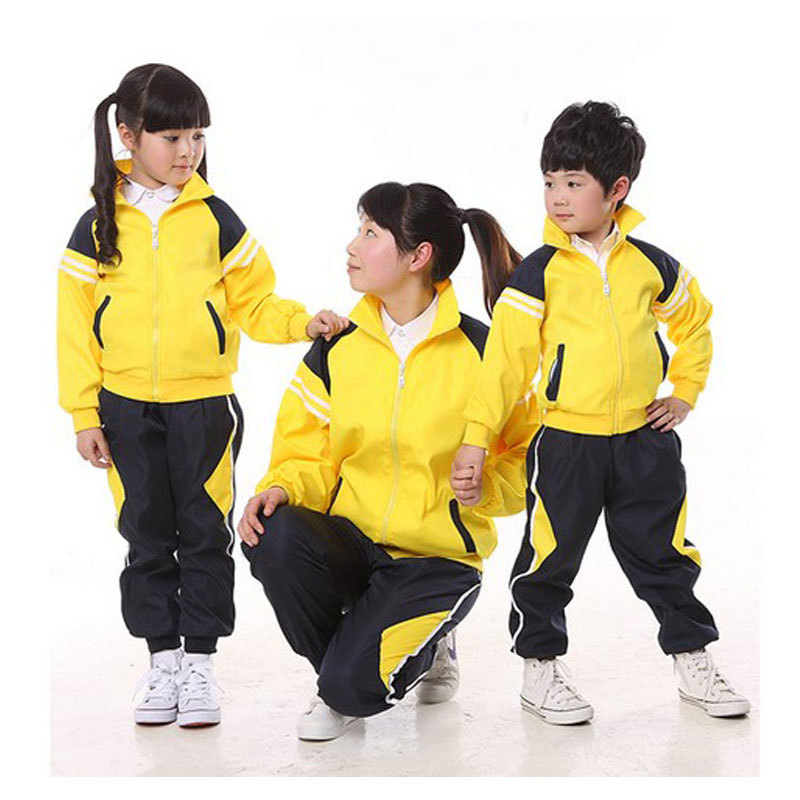 kindergarten Park service spring and autumn men and women children Sports suit Primary and secondary school students school uniform teacher Customized Diamond lattice