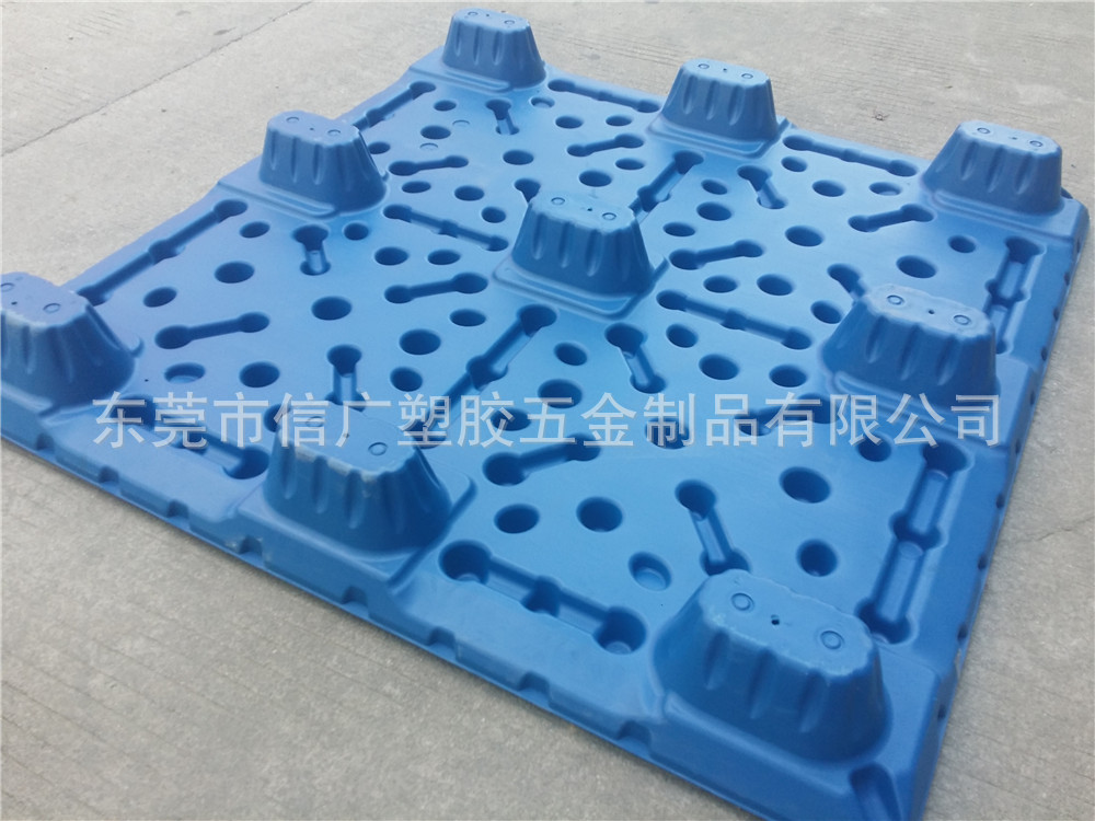 耐摔压塑料中空吹塑托盘 1.2*1m米卡防滑托盘