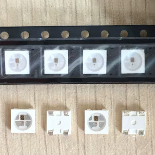 5050内置IC-WS2811-5050RGB灯珠WS2812b ws2813黑/白壳WS2812四脚