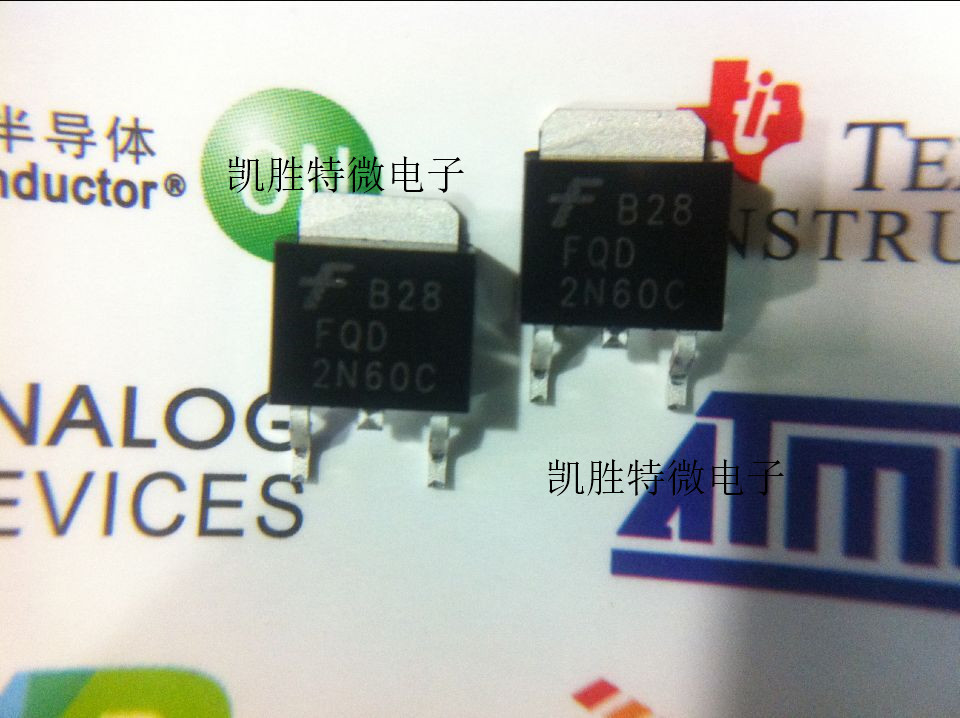 FQD2N60C 场效应MOS管 TO-252 FSC/仙童 国产大芯片 质量保证