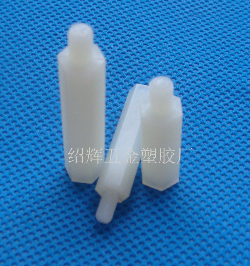 东莞厂家批发 M3六角隔离柱 六角外螺纹胶柱 环保塑胶绝缘柱