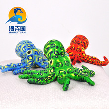 豹纹章鱼海洋毛绒玩具 个性礼物玻璃装饰礼品  公仔娃娃厂家直销