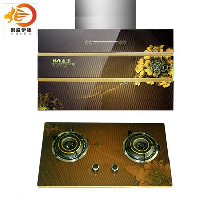 抽油烟机燃气灶套装组合 自动清洗双电机【一件代发】|ms