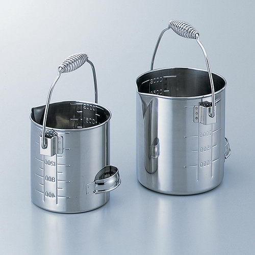 不锈钢桶 带提手 有灌注口 ASONE   4-5652 2