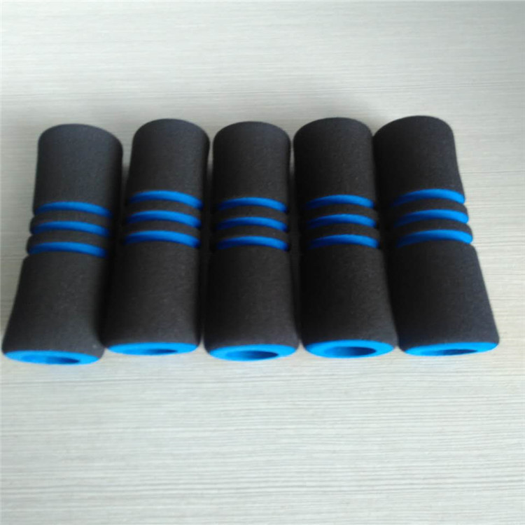 东莞捷昕 双色磨砂沟槽nbr橡塑手把套 价格优惠 品质保证