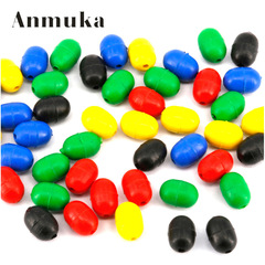 ANMUKA Collision Bean Buffer Rubber Material Colorful Bean Stopper Surf Fishing Accessory Spinning Rod Space Bean Fishing Gear Accessory