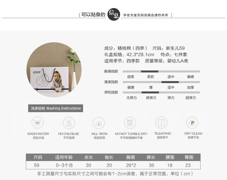 Coffret cadeau pour bébé - vêtements - Ref 1953087 Image 21