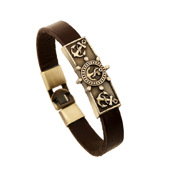 Vintage woven leather bracelet