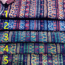 现货供应 色织提花小花布 背包鞋材家居沙发服装工艺品面料