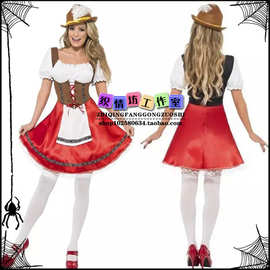 Beer Girl Costumes 斯德哥尔摩啤酒节制服装 德国啤酒节服 制服