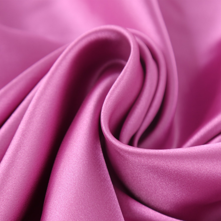 厂家供应 75*150D有光加厚弹力色丁 礼服睡衣童装面料 弹力色丁布