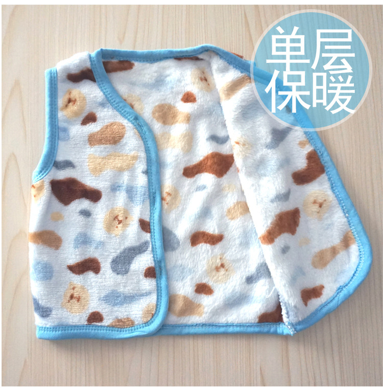 男童女童19新款秋冬款宝宝加绒马甲儿童韩版坎肩婴儿保暖背心开衫|ms