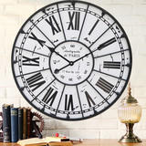 Cross -Bordder Product Retro Iron Art Wanging Clock Clock Amazon часы большого размера настенные часы часы