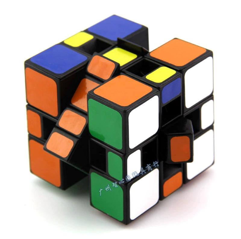Интеллектуальные развлечения, черный кубик Рубика, второе поколение, 3x3