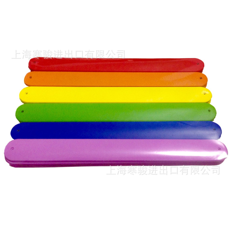 无字 光面 拍拍圈 啪啪手带 Silicone Slap Bracelets