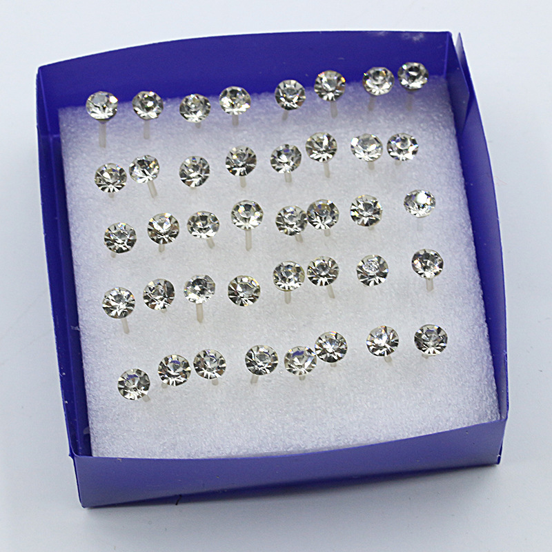 Boucles d oreilles en Strass - Ref 3446858 Image 7