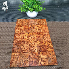 四川涼山料崖柏滿榴疤無事牌 高油密文玩手把件461平安牌廠家批發