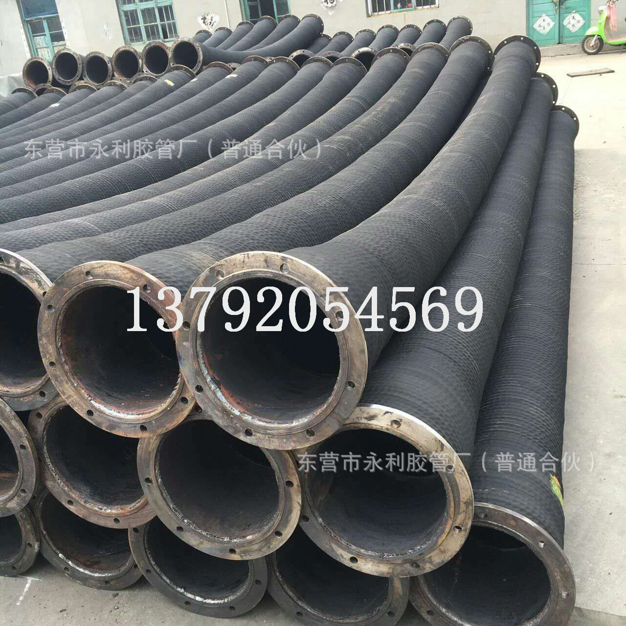 生产钢丝缠绕橡胶管  吸排钢丝胶管  大口径吸水耐磨胶管