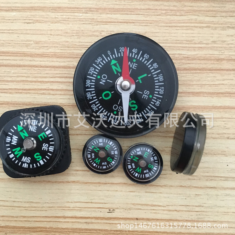 厂家直销14*6mm【指南针】指北针 塑料指南针 礼品指南针配件