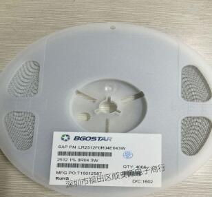 低温漂BGOSTAR合金电阻 2W 2512 5%  470R  