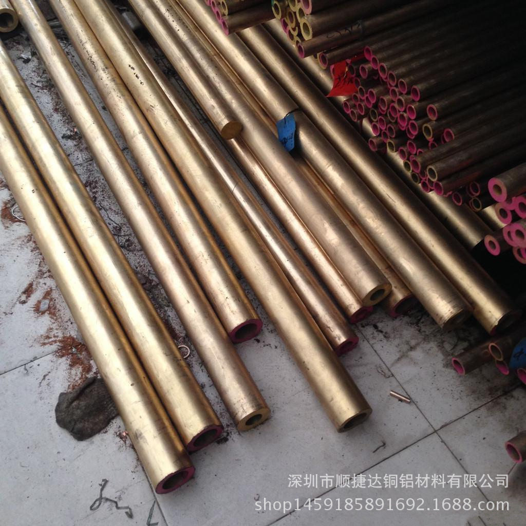 大口径厚壁黄铜管 国产C3604六角黄铜管 T2直条紫铜管