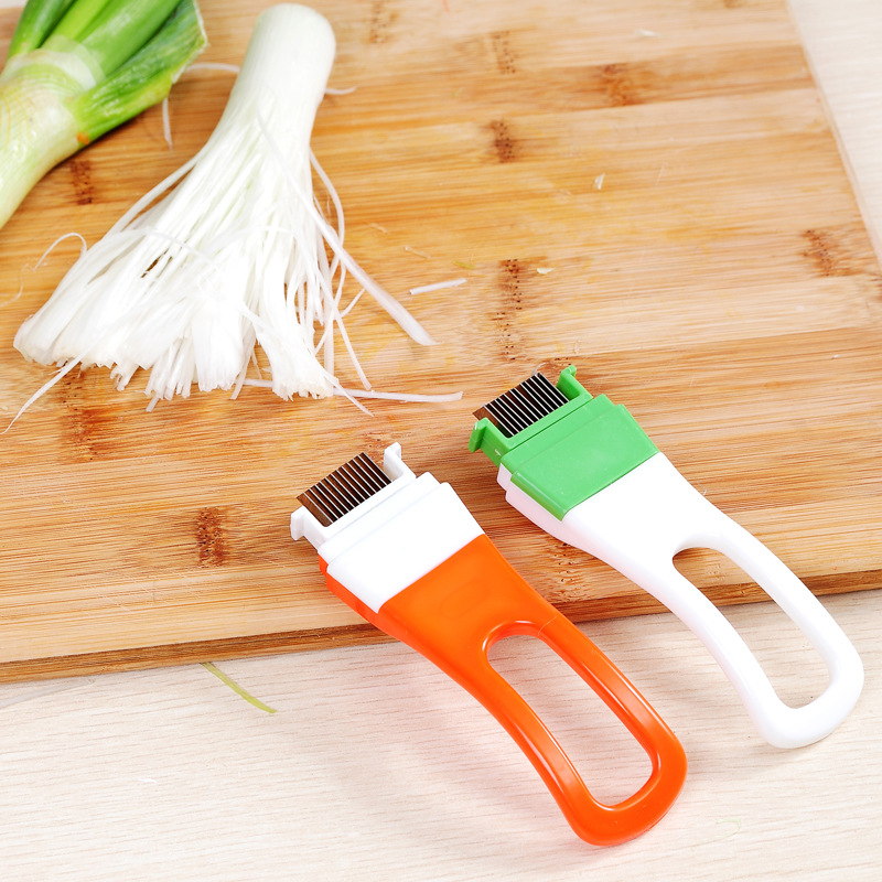 Kitchen Vegetable Cutting Small Tool Handle Type Large and Small Onion Thresser Onion Flower Onion Knife Onion Cutter