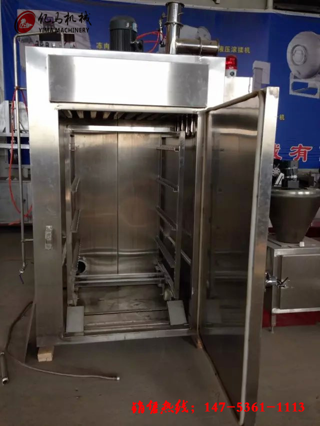 厂家供应烤鸭炉设备 熏鸡热风炉烤箱 久久鸭脖不锈钢食品用烟熏炉