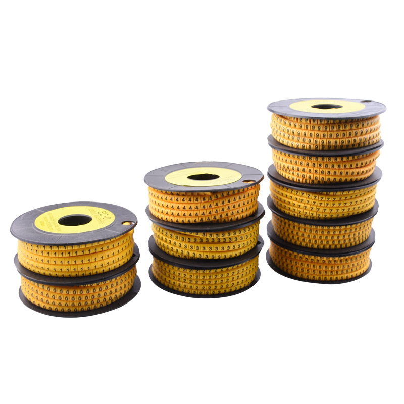 批发 网线号码管 数字号码管 网线标签管 0-9数字10个一盒