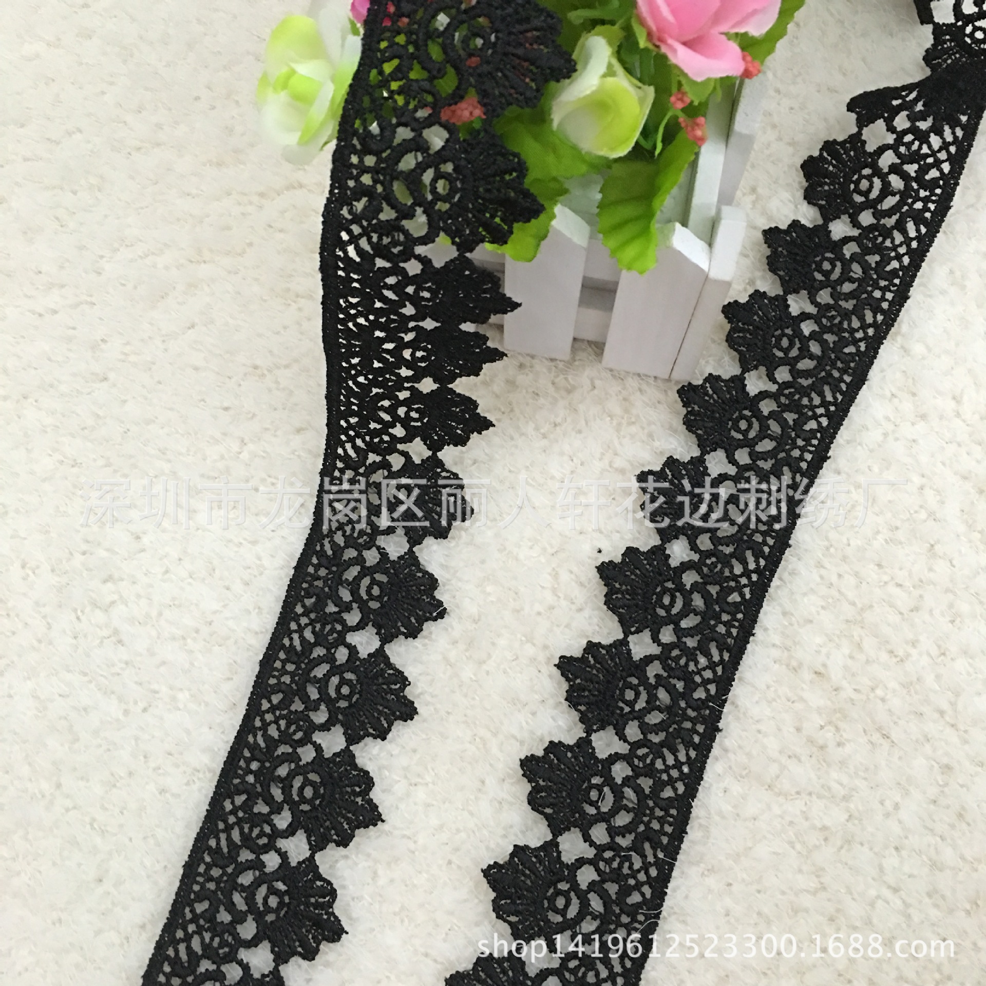 服装花边辅料涤光水溶条码diy蕾丝花边 婚纱礼服花边饰品花边