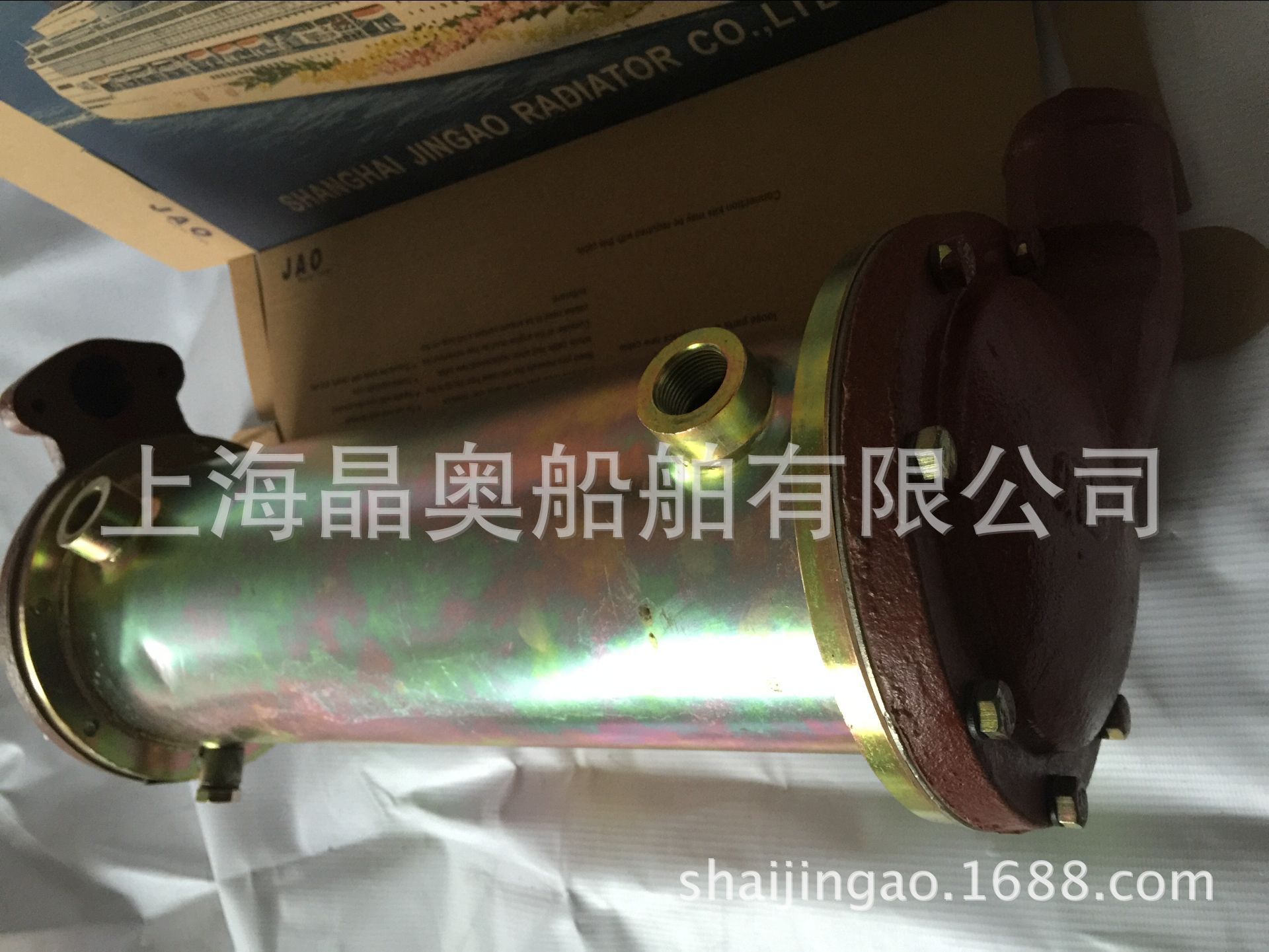 船舶配件上柴6135机油冷却器 船用机油冷却器