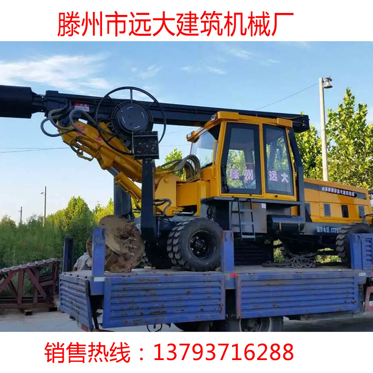 轮式旋挖机