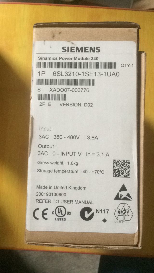 ԭװ������ 6SL3210-1SE13-1UA0 S120ת������Դģ��PM340����