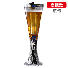 时代新款 发光酒炮 3L啤酒塔 LED定制酒具 精酿酒桶 桶啤分酒器