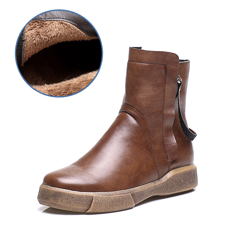 Bottes femme en PU artificiel - Ref 3354931 Image 9