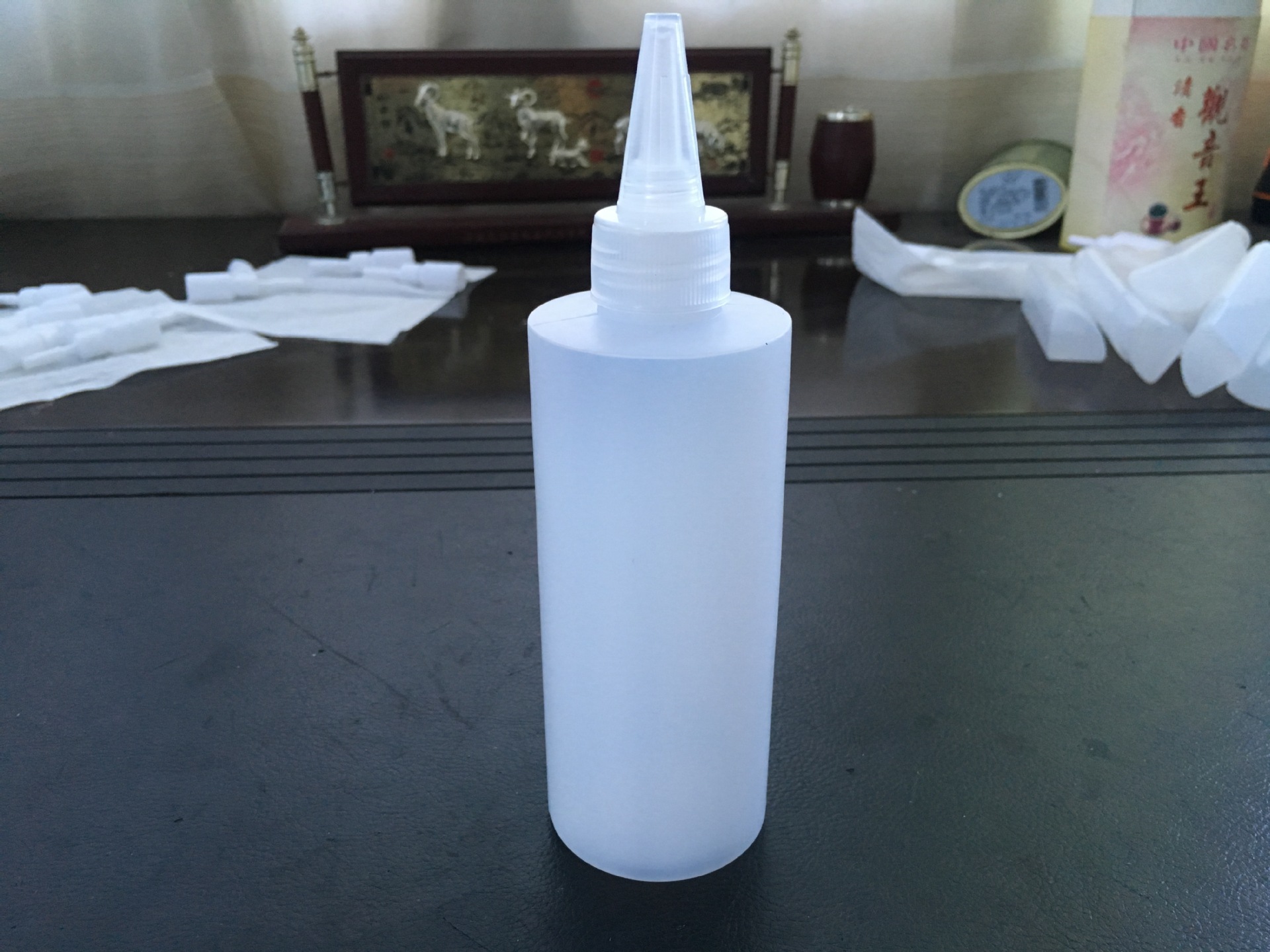 PE-100-200ml塑料瓶 电发水瓶 尖嘴瓶 烫发染发瓶 胶水分装瓶