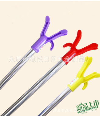 Stainless steel telescopic clothes fork详情2