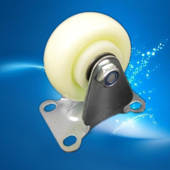 Manufacturer Supply 3/4/5 Inch White Nylon Swivel Casters for Mobile Tents White PP Nylon Swivel Casters for Equipment