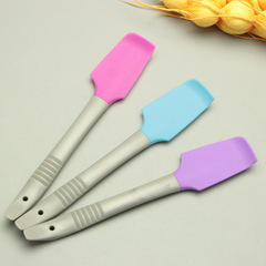 Multifunctional Creative Silicone Scraper Household Scraper Curved Head Silicone Cream Scraper with Hanging Tail