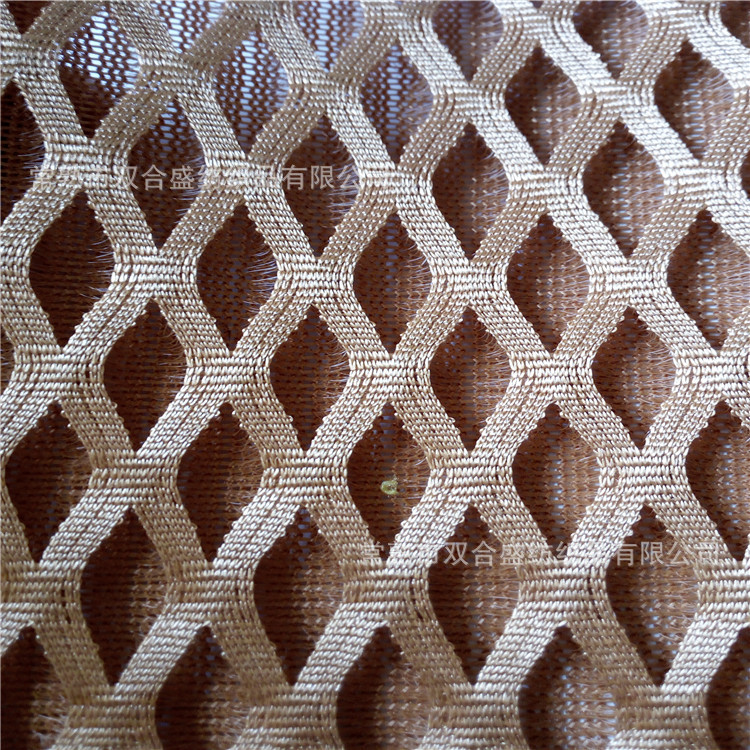 三明治网布 箱包鞋材 汽车座垫面料 菱形孔网眼布