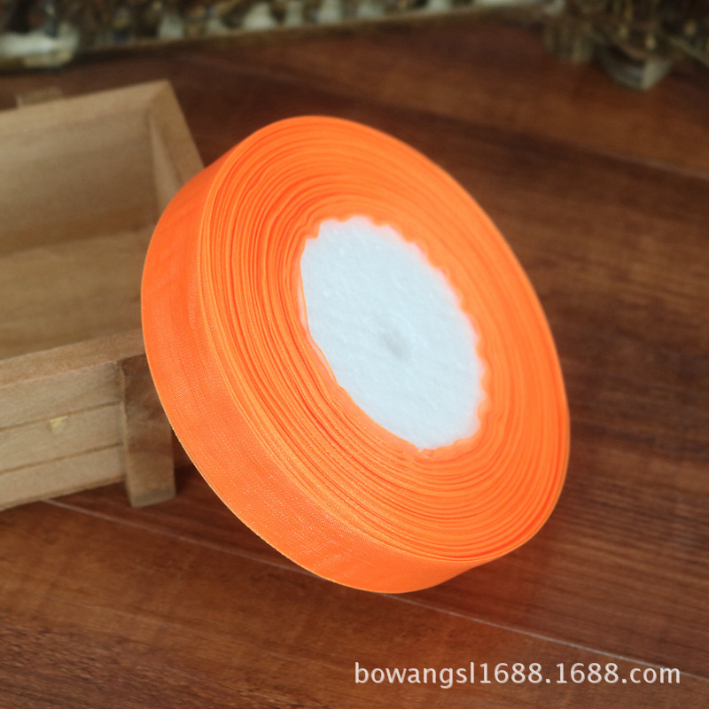 2,5 cm cinta de nieve al por mayor regalo flor hornear decoración cinta hecha a mano DIY cinta decoración de la boda multicolor