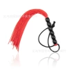 Red rubber beads