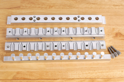 diy自制口红模具12孔12.1内径 鸟嘴磨砂哑光款铝制模具送脱模器