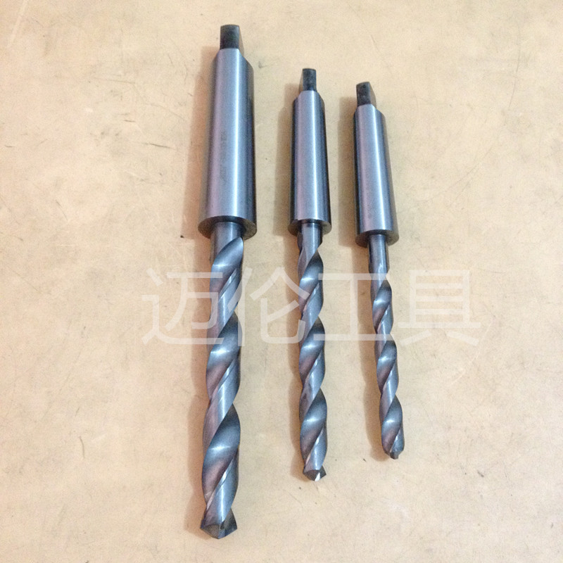 厂家生产莫氏锥柄合金钻头HRC55钢件整体钨钢锥柄麻花钻头定做